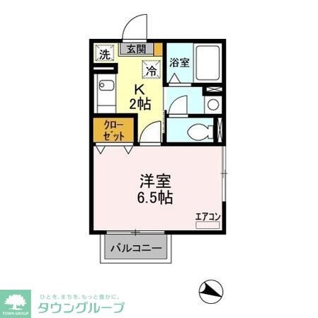 クレモンティーヌ・相之川の物件間取画像